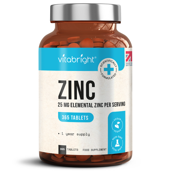 Zinc Gluconate 25mg 1 Years Supply Easy To Swallow Superior