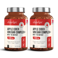 Apple Cider Vinegar Complex with Inulin, Probiotics, Turmeric, Ginger & Cayenne Pepper