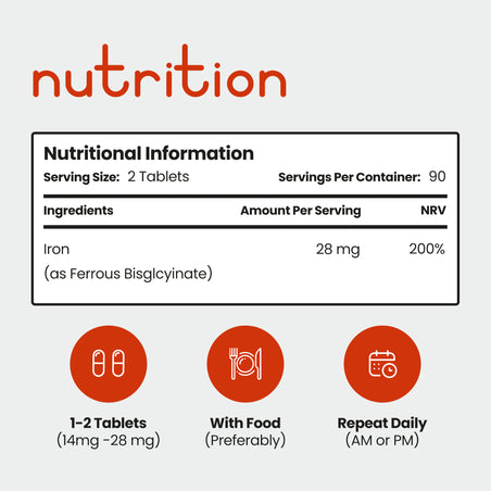 Gentle Iron Bisglycinate - 28mg